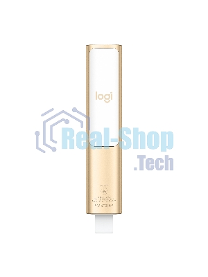 Презентер беспроводной Logitech Spotlight золотистый, радиоканал, USB, кнопки - 3