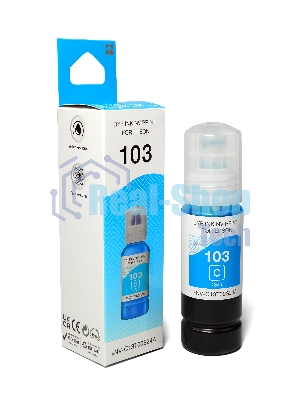 Чернила NVPrint 103 (NV-C13T00S24A) для Epson L1110, L3100 (70 мл) Cyan (в коробке) совместимые