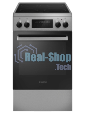 Плита электрическая Maunfeld MEC511CS09TD серебристый, конфорок 4 шт, духовка 59 л, 50 см x 85 см x 60 см