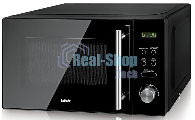 Микроволновая печь BBK 20MWS-722T/B-M/RU черный, 20 л, 700 Вт, переключатели - тактовый/сенсор