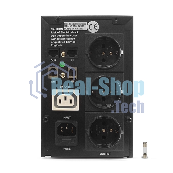Источник бесперебойного питания Crown CMU-SP800EURO USB/800 ВА\480 Вт/1 х IEC 320 C13 (компьютерная), 3 х CEE 7 (евророзетка)