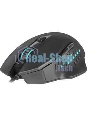 Мышь проводная Redragon Gainer черный, 3200 dpi, USB, кнопки - 6