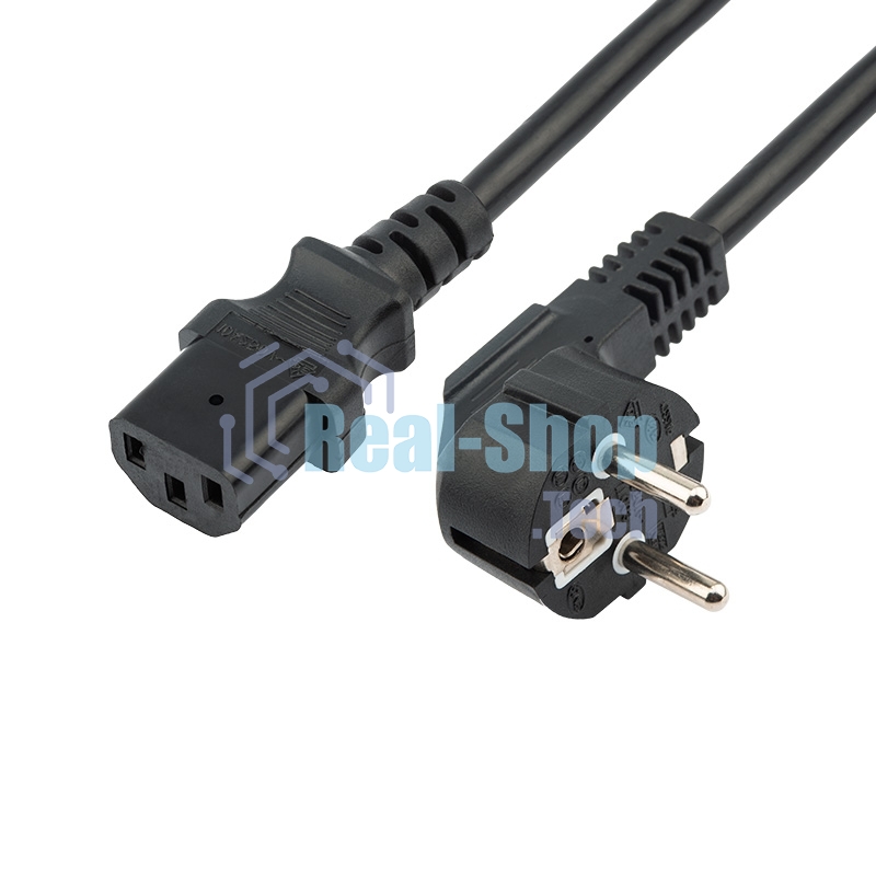 Шнур сетевой Rexant СЕЕ 7/7 (Schuko) – IEC 320 C13 3x0,75мм², длина 5м