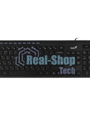 Клавиатура проводная Genius SlimStar 230II 31310048402, USB, черный