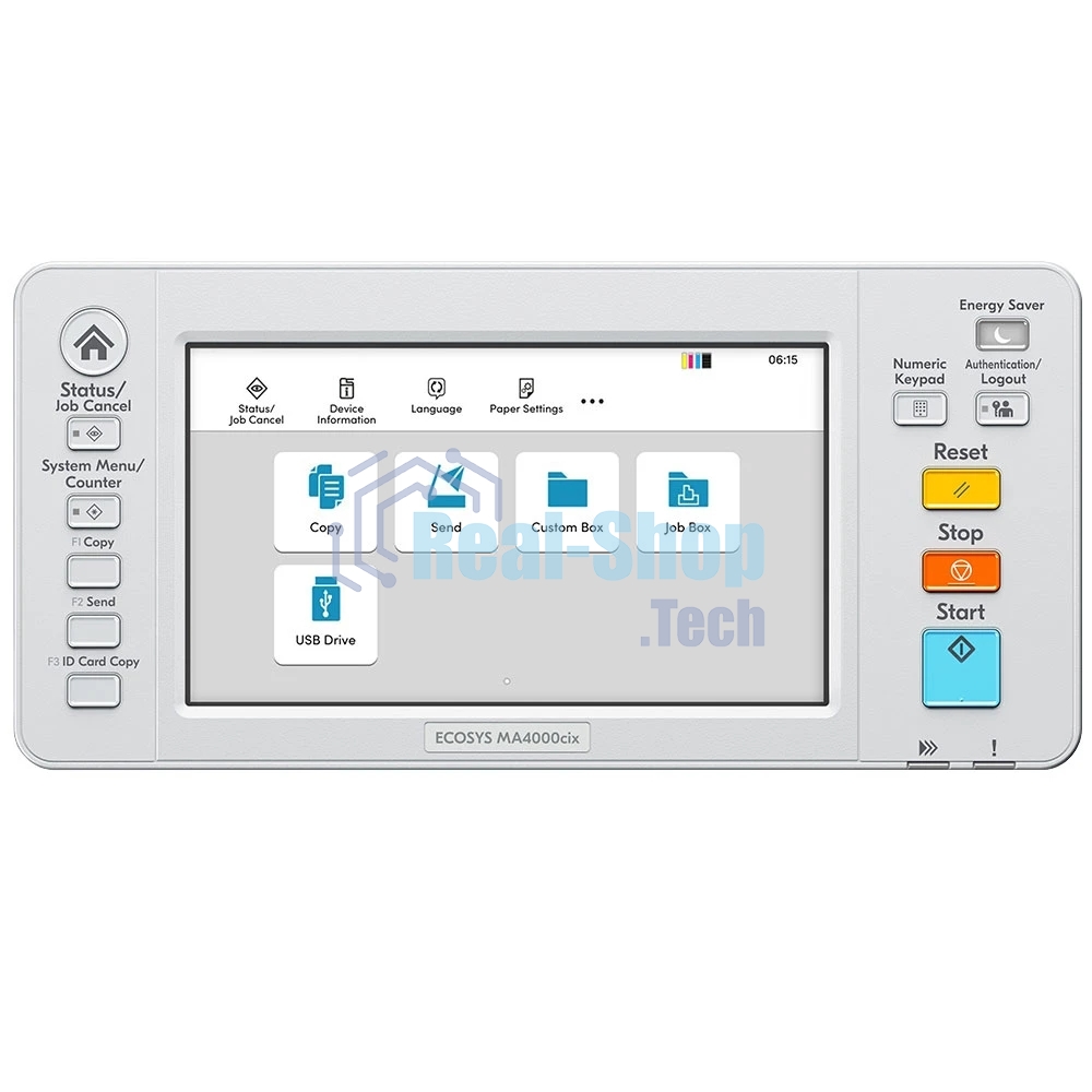 МФУ лазерное Kyocera Ecosys MA4000cix (1102Z43NL0), A4, цветной, печ. до 40 стр/мин., скан. 120 стр/мин. (ч/б) 100 стр/мин. (цвет), 1200 x 1200 dpi (печать) 600x600dpi (скан.), USB, RJ-45, Air Print, Mopria
