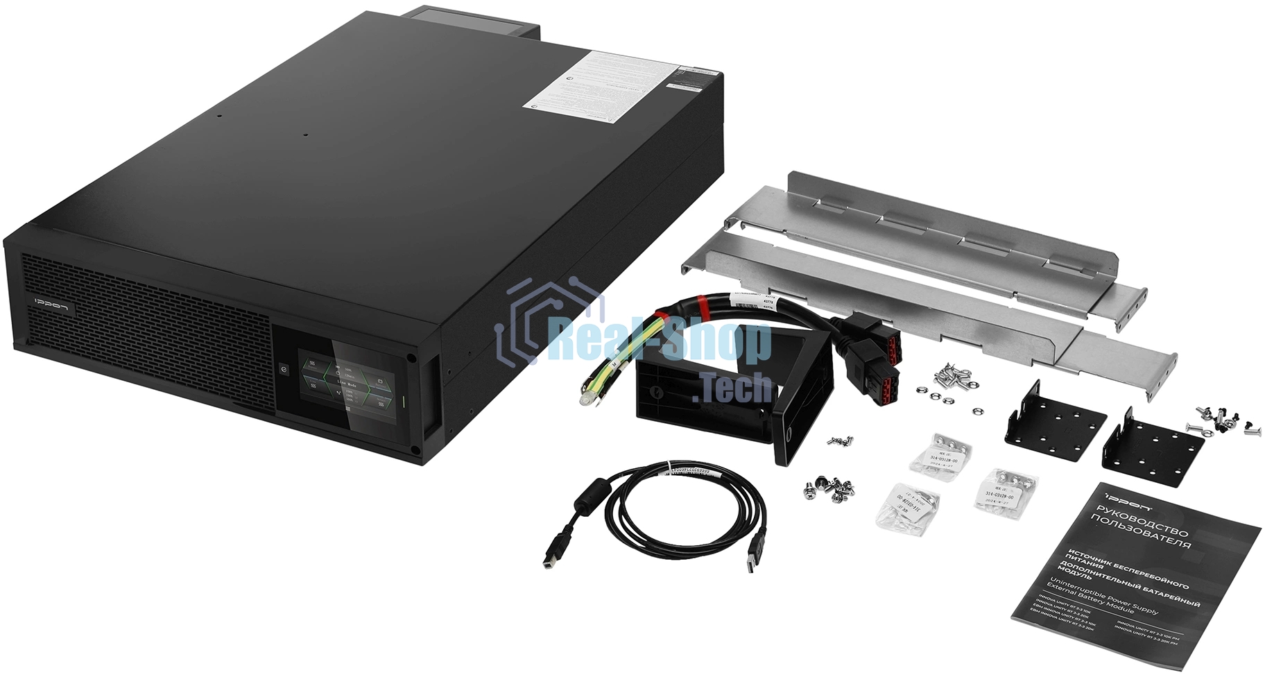 Источник бесперебойного питания Ippon Innova Unity RT 3-3 20K PM / 20000 ВА / 20000 Вт / 3 клеммная колодка