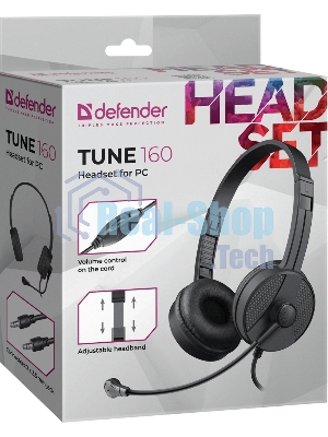 Гарнитура Defender Tune 160 чёрный, проводная