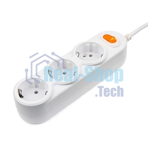 Удлинитель в бухте PowerCube 10А/2,2 кВт, 1 розетка, 20 м, оранжевый