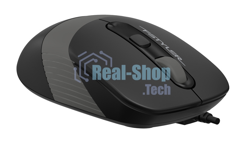 Мышь проводная A4Tech Fstyler FM10 черный/серый, 1600 dpi, USB, кнопки - 4