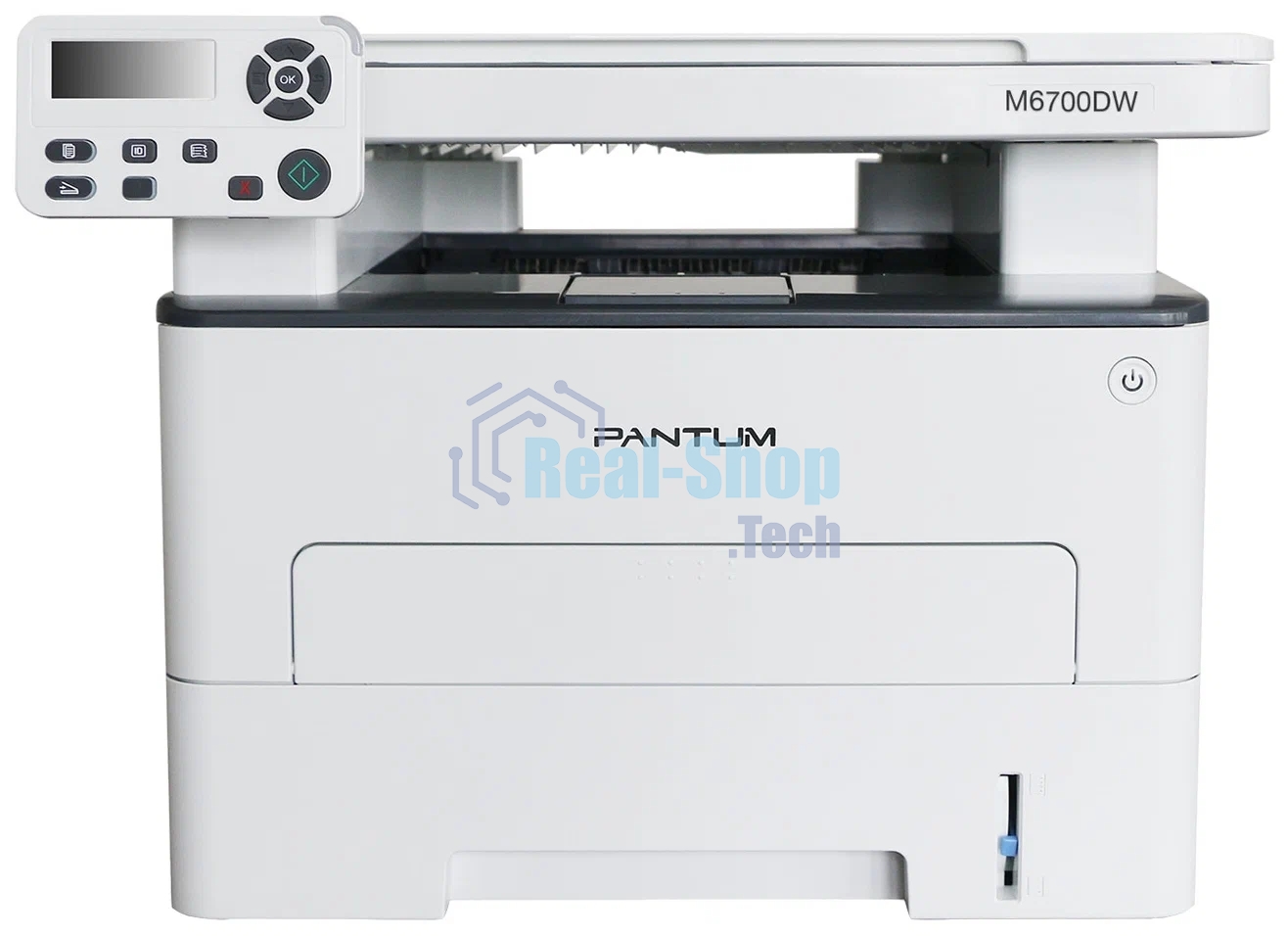 МФУ лазерное Pantum M6700DW, A4, ч/б, печ. до 30 стр/мин., 1200x1200dpi, USB, RJ-45, Wi-Fi, проектная модель