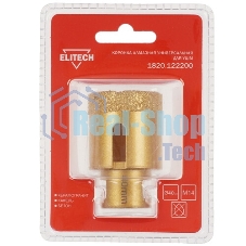 Коронка алмазная ELITECH 40мм х М14 1820.122200