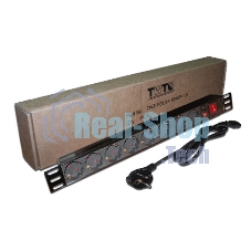 Блок распределения питания Lanmaster TWT-PDU19-10A8P-3.0 гор.размещ. 8xSchuko базовые 10A Schuko 3м