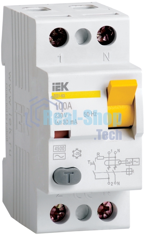 УЗО IEK MDV11-2-025-030 ВД1-63 2Р 25А 30мА тип А IEK