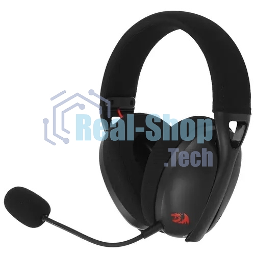 Гарнитура Redragon Ire Pro чёрный, беспроводная + проводная, Bluetooth / USB, до 25 ч