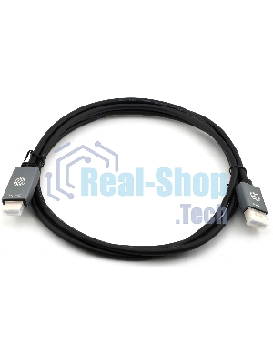 Кабель аудио-видео Cactus CS-DP-HDMI-1.2-2 DisplayPort (m)/HDMI (m) 2м. позолоч.конт. черный