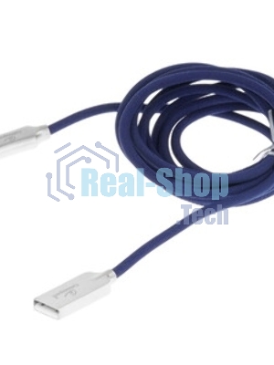 Кабель USB2.0 Cablexpert CC-P-mUSB02Bl-1.8M, AM/microB, серия Platinum, длина 1.8м, синий, блистер