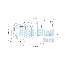 Коннектор питания прямой для шинопровода GL2030 BK черный IP20 48V 120*10*37
