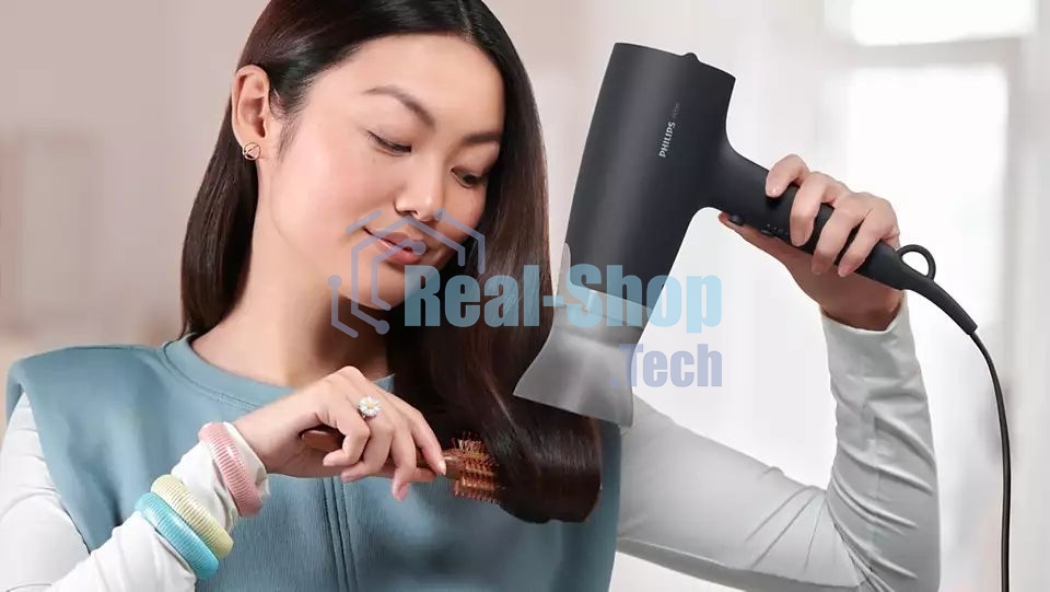 Фен Philips BHD351/10 черный, 2100 Вт, ионизация