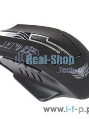 Мышь проводная Qumo Dragon War Red Alert черный, 2400 dpi, USB, кнопки - 7