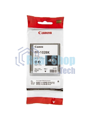 Картридж струйный Canon PFI-102Bk (0895B001) черный (130 мл.) для Canon iPF605, iPF610, iPF650, iPF655, iPF710, iPF750, iPF755, LP17, iPF510