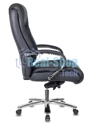 Кресло Бюрократ T-9925SL/BLACK черный, кожа