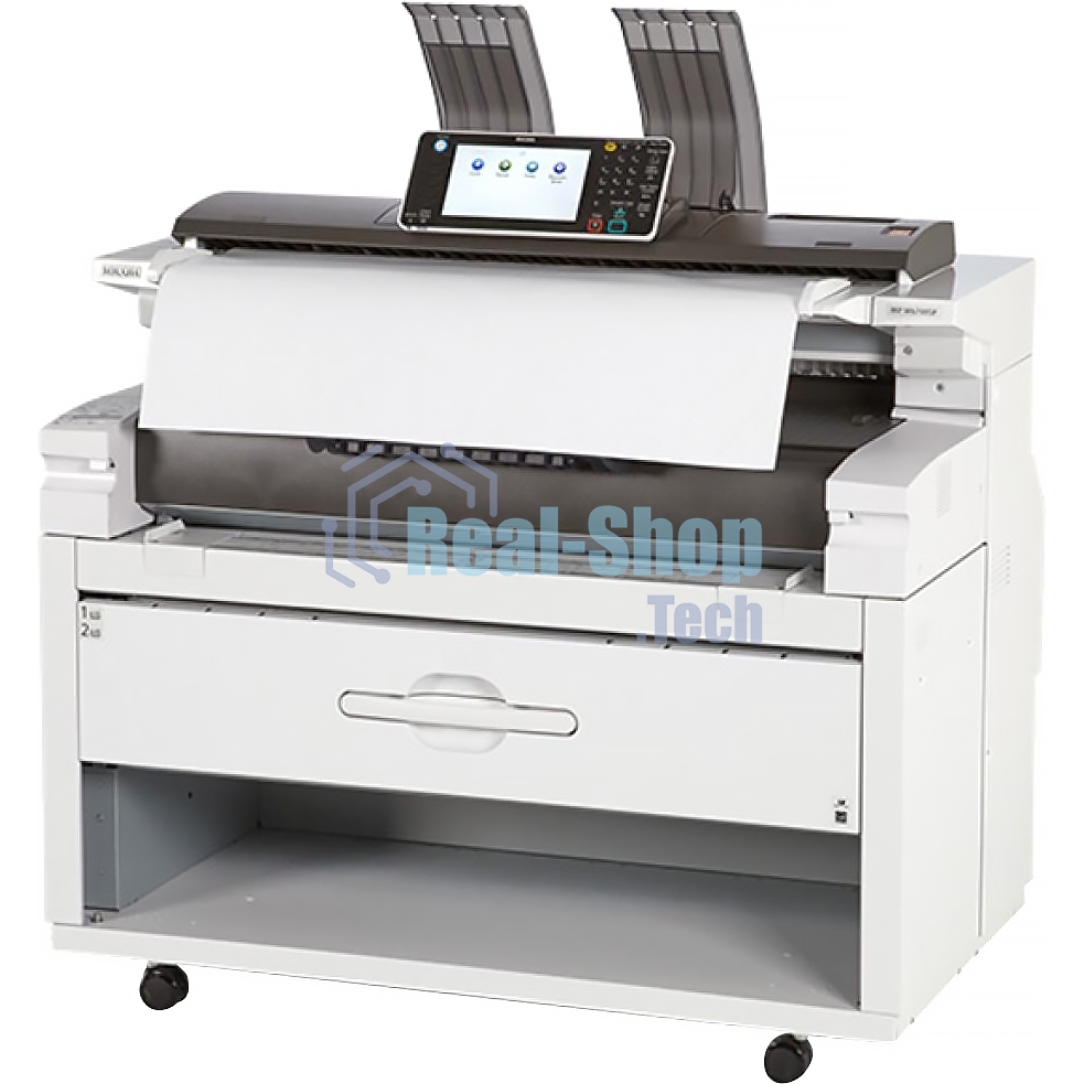 МФУ лазерное Ricoh MP W6700SP (417290), А0, монохромный, печ. до 3,3 стр/мин (A0) 6,7 стр/мин (A1), 36