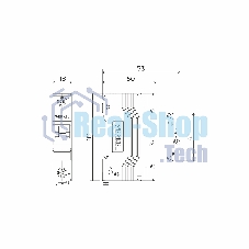 Автоматический выключатель Werkel 1P 63 A C 6 кА W901P636