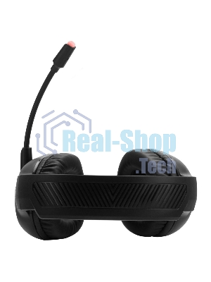 Гарнитура Oklick HS-L930G чёрный/синий, проводная, USB, подсветка