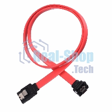 Кабель GoPower SATA (m)-SATA (m) 0.5м силикон ver.2.0 красный (1/250)
