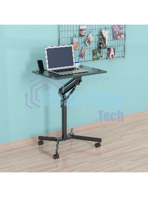 Стол для ноутбука Cactus VM-FDS101B столешница МДФ черный 70x52x105 см (CS-FDS101BBK)