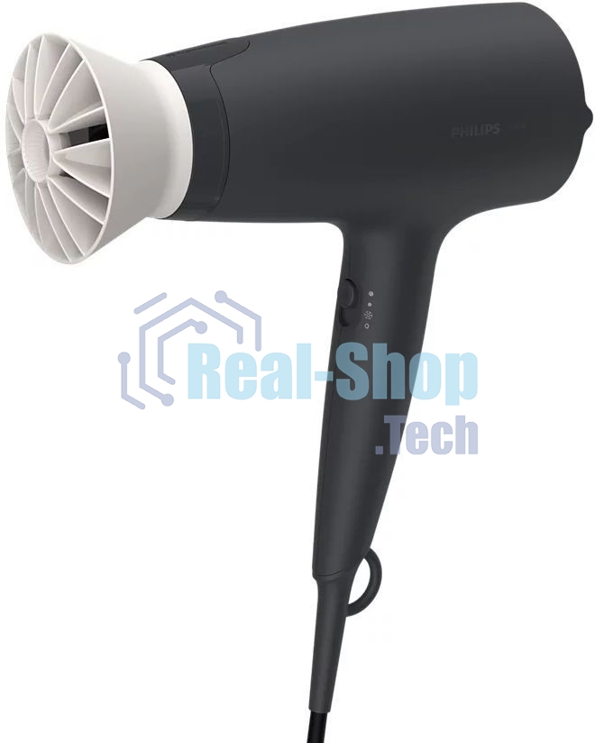 Фен Philips BHD302/30 черный, 1600 Вт, ионизация