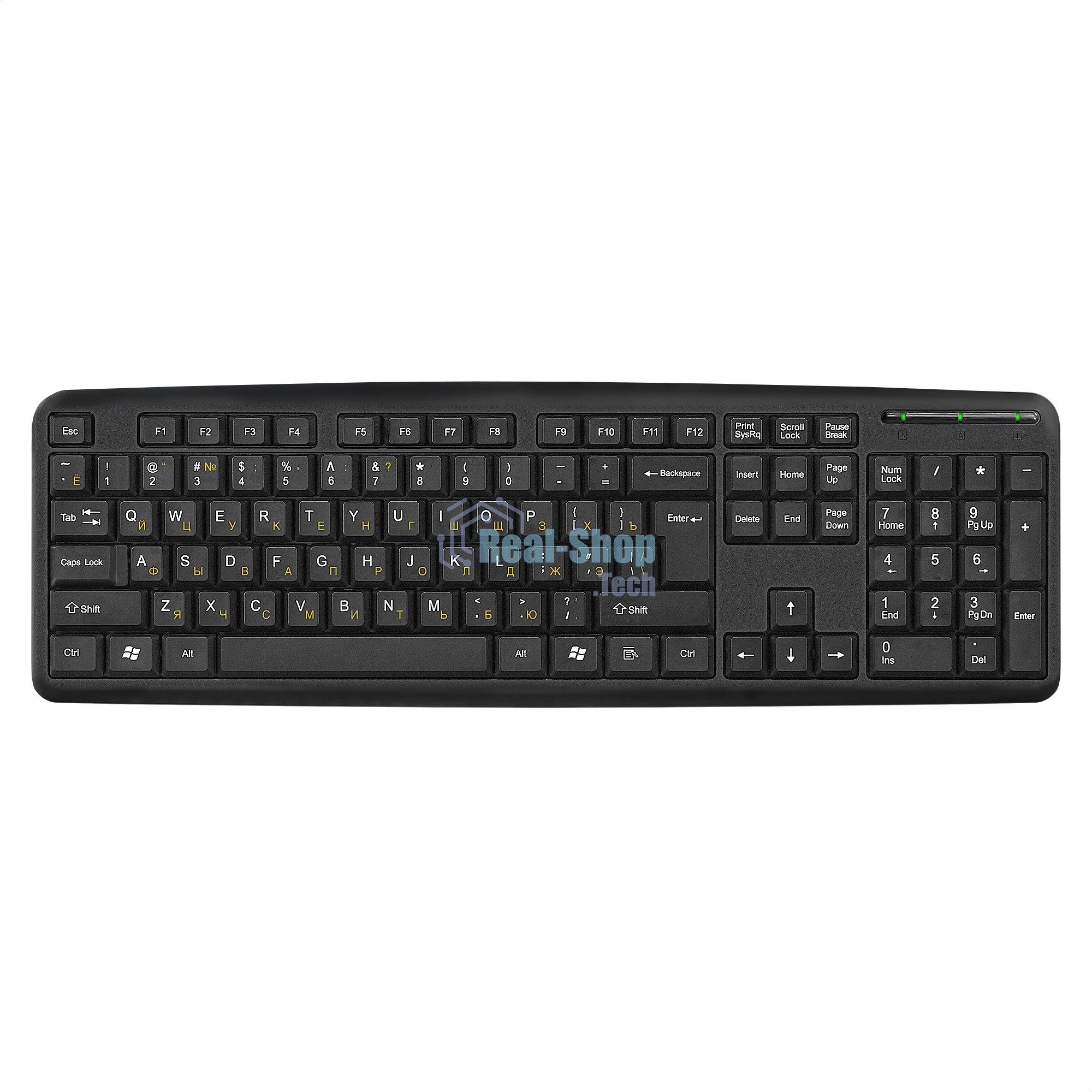 Клавиатура проводная ExeGate LY-331 (EX279937RUS), USB, черный