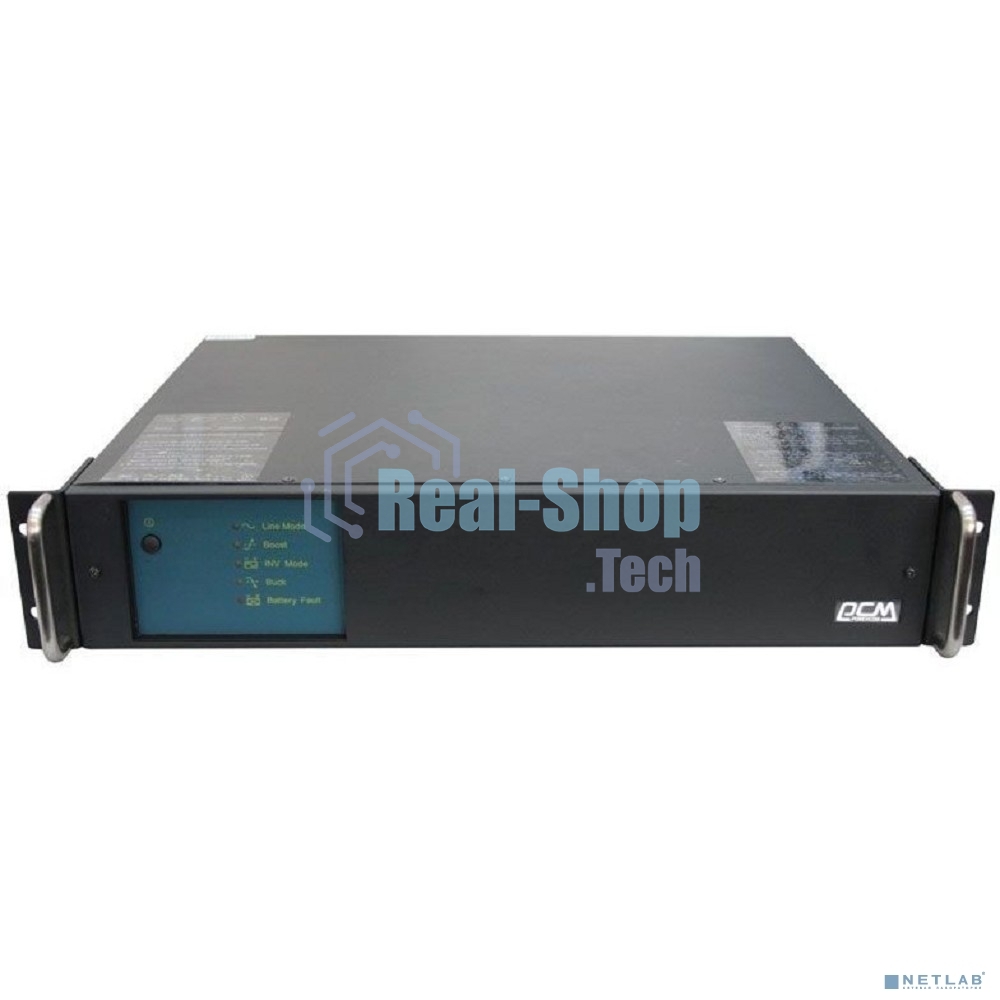 Источник бесперебойного питания Powercom King Pro RM KIN-1200AP LCD 720Вт 1200ВА черный