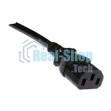 Провод Lanmaster LAN-PP13/SHA-2.0-BK проводник.:2 черный 2м