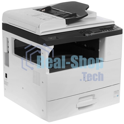 МФУ лазерное Ricoh M 2701 (418118), A3, ч/б, печ. до 27 стр/мин. (А4) до 15 стр/мин. (А3), скан. до 18 стр/мин. (ч/б) 6 стр/мин. (цвет), 600 x 600 dpi, Ethernet, USB