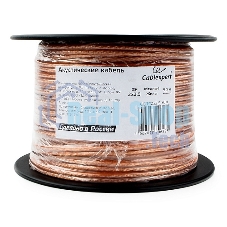 Акустический кабель Cablexpert CC-TC2x2,5-50M, прозрачный,  50 м, на катушке