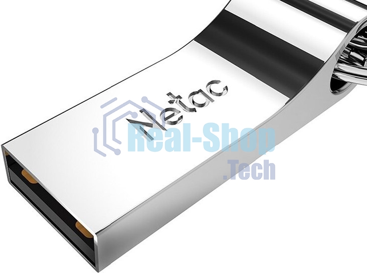 Флешка USB Netac U275 (NT03U275N-064G-20SL), 64Gb, USB 2.0, R/W 50/15, серебристый