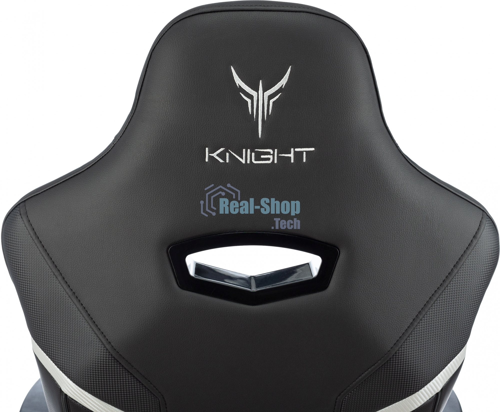 Кресло Knight Thunder 5X черный, экокожа, 120 кг, механизм качания
