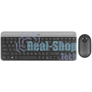 Комплект клавиатура+мышь Logitech MK470 беспроводной, USB, 1000 DPI, чёрный
