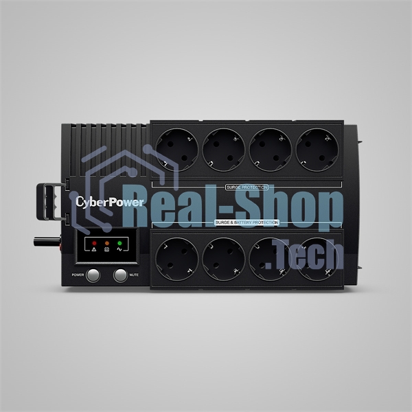 Источник бесперебойного питания CyberPower BS850E NEW/850 ВА/480 Вт/8 х CEE 7 (евророзетка)