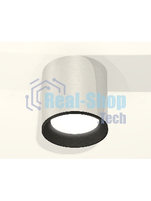 Светильник Ambrella Light XS6305002 PSL/SBK серебро полированное/черный песок MR16 GU5.3 (C6305, N6102)