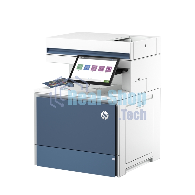 МФУ лазерное HP Color LaserJet Enterprise Flow MFP 6800zf (6QN36A), А4, цветной, печ. 55 стр/мин., скан. до 95 стр/мин., 1200x1200 dpi (печать) 600x600 dpi (скан.), USB, Ethernet
