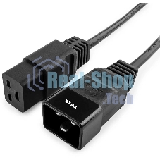Шнур питания NTSS NTSS-PC19201 C19-C20 проводник.:3x1мм2 1.8м 220/250В 10А черный