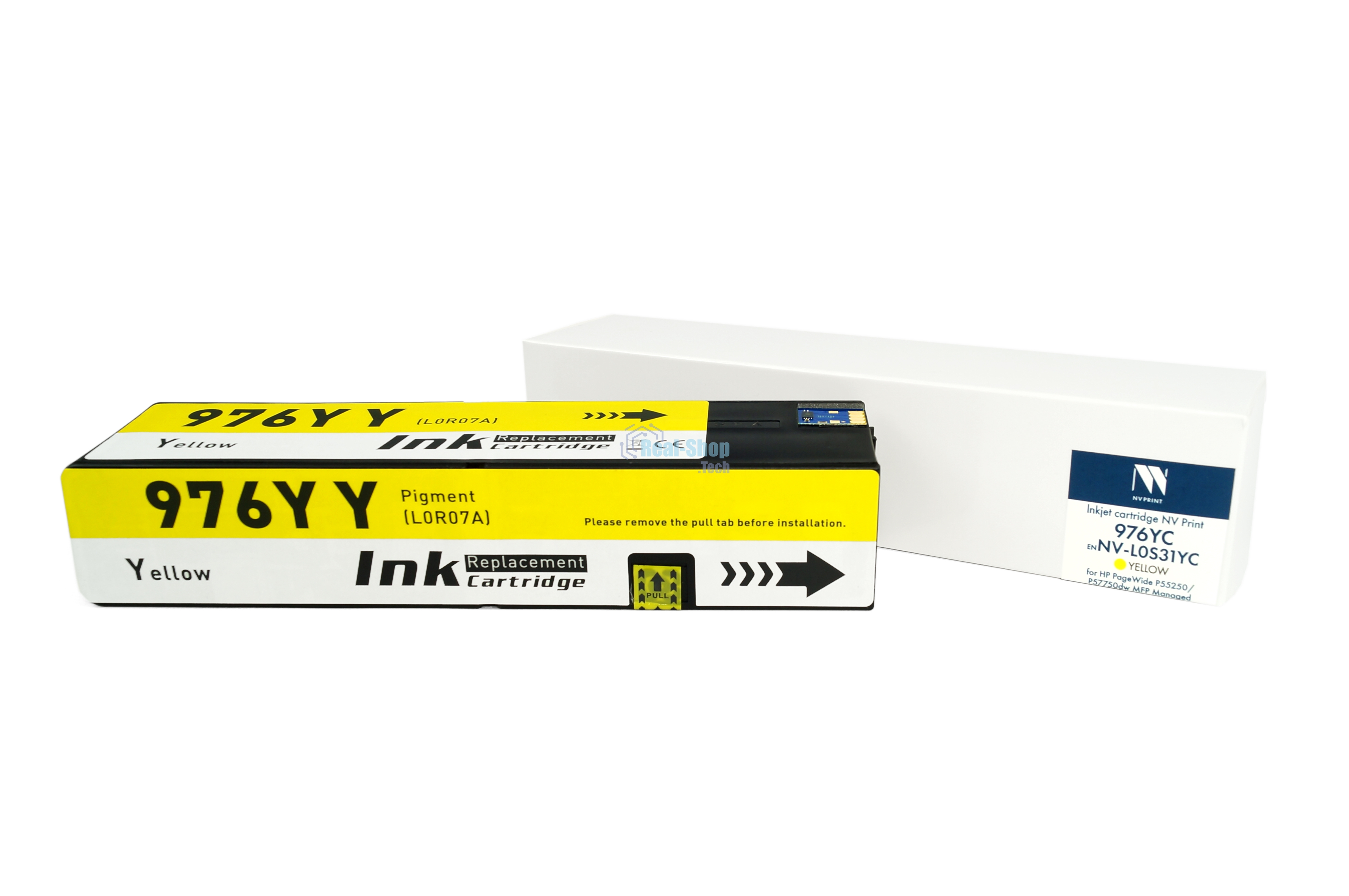 Картридж струйный NVPrint 976YC (NV-L0S31YC) желтый для HP PageWide P55250/P57750dw MFP Managed (16000 стр) совместимый