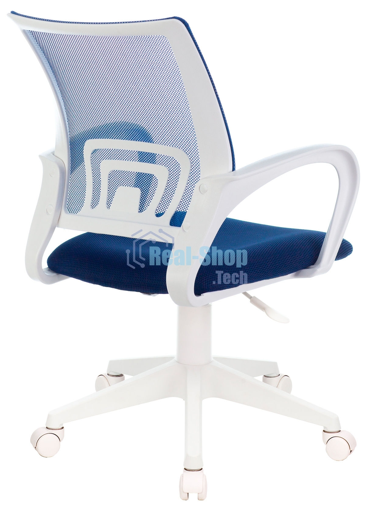 Кресло Бюрократ CH-W695NLT TW-05N TW-10N темно-синий, сетка/ткань, 120 кг, механизм качания