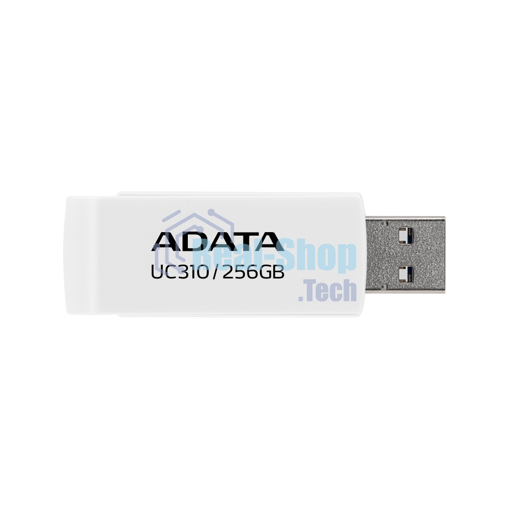 Флешка USB ADATA UC310 (UC310-256G-RWH), 256Gb, USB 3.2 Gen1, R/W 100/30, белый