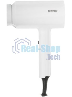 Фен Centek CT-2252 белый/черный, 1600 Вт, ионизация